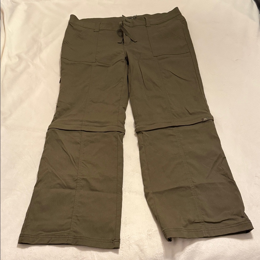 Olive Green Zip Off Cargo Pants